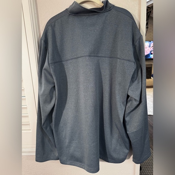 Callaway Gray Fleece Lined Quarter Zip Up with Mock Neck - Picture 2 of 5